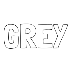Online Created Coloring Page - GREY Coloring Page