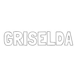 Online Created Coloring Page - GRISELDA Coloring Page