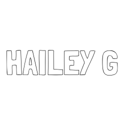 Online Created Coloring Page - HAILEY G Coloring Page