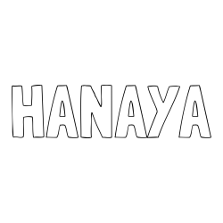 Online Created Coloring Page - HANAYA Coloring Page