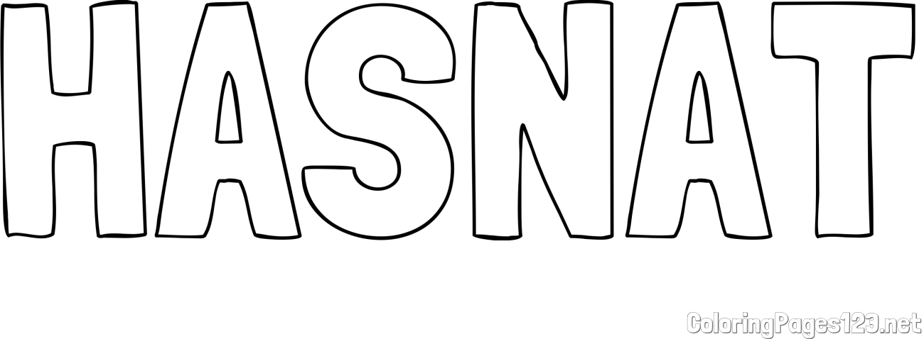 HASNAT Coloring Page