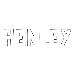 Online Created Coloring Page - HENLEY Coloring Page
