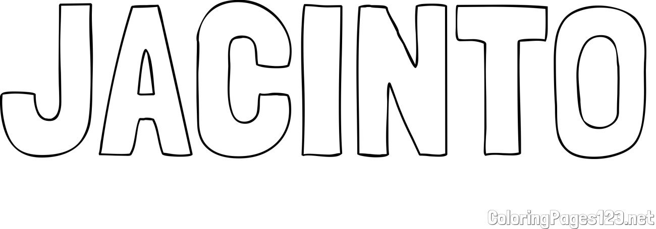 JACINTO Coloring Page