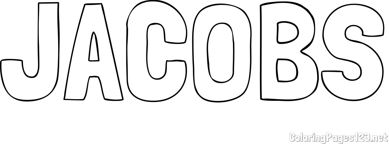 JACOBS Coloring Page