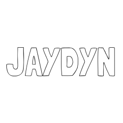 JAYDYN Coloring Page