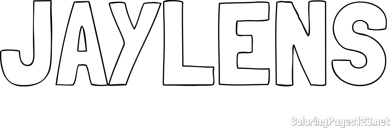 JAYLENS Coloring Page