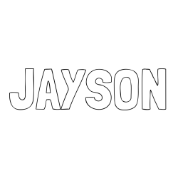 Online Created Coloring Page - JAYSON Coloring Page