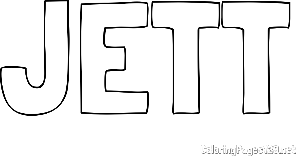 JETT Coloring Page