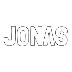 Online Created Coloring Page - JONAS Coloring Page
