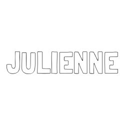 Online Created Coloring Page - JULIENNE Coloring Page