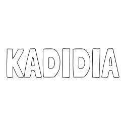 Online Created Coloring Page - KADIDIA Coloring Page