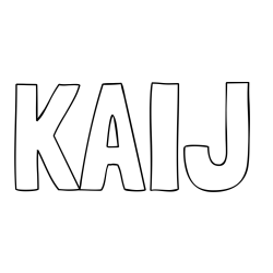 Online Created Coloring Page - KAIJ Coloring Page