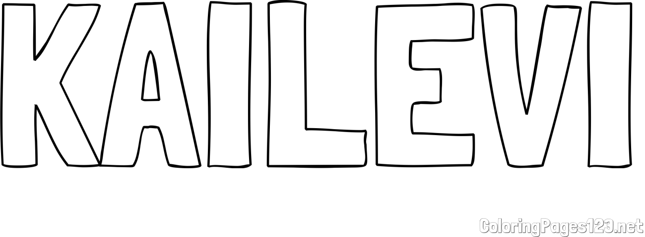 KAILEVI Coloring Page