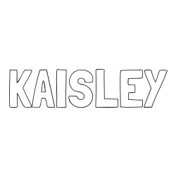 Online Created Coloring Page - KAISLEY Coloring Page