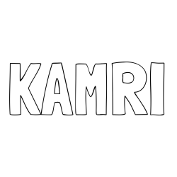 Online Created Coloring Page - KAMRI Coloring Page