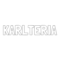 Online Created Coloring Page - KARLTERIA Coloring Page