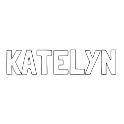 Online Created Coloring Page - KATELYN Coloring Page