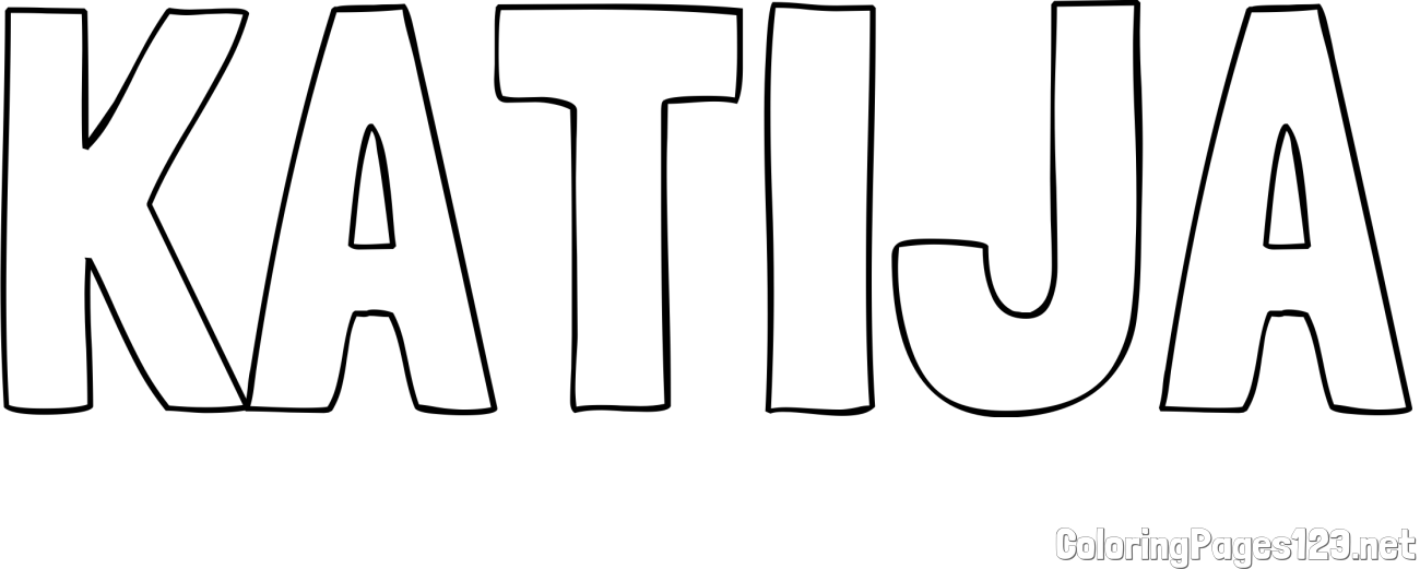 KATIJA Coloring Page