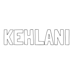 Online Created Coloring Page - KEHLANI Coloring Page
