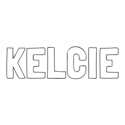 KELCIE Coloring Page
