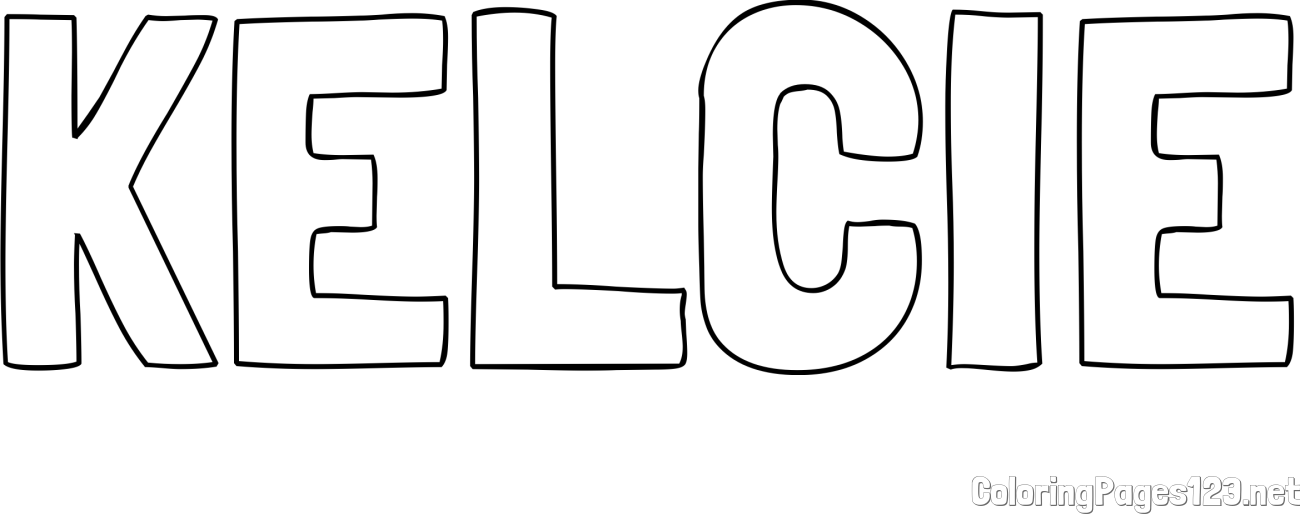 KELCIE Coloring Page
