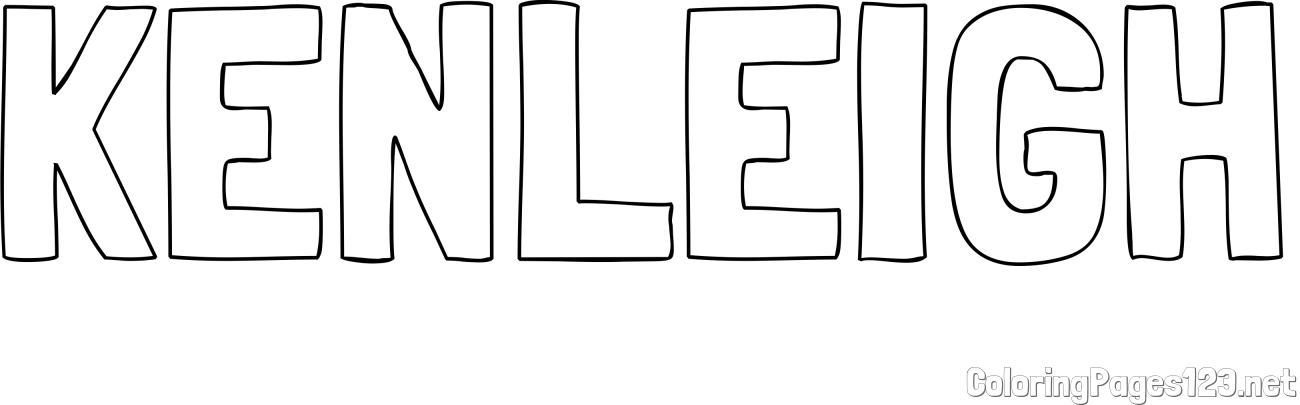 KENLEIGH Coloring Page