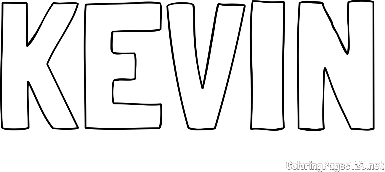 KEVIN Coloring Page