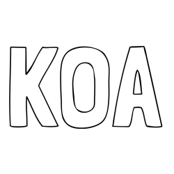 Online Created Coloring Page - KOA Coloring Page