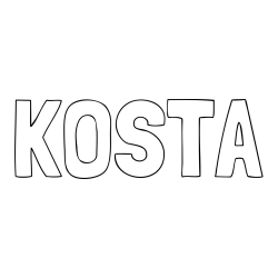 Online Created Coloring Page - KOSTA Coloring Page