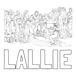 Online Created Coloring Page - LALLIE Coloring Page and Adult Coloring Page of People