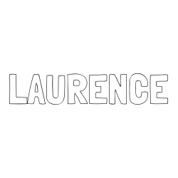 Online Created Coloring Page - LAURENCE Coloring Page