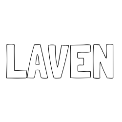 Online Created Coloring Page - LAVEN Coloring Page