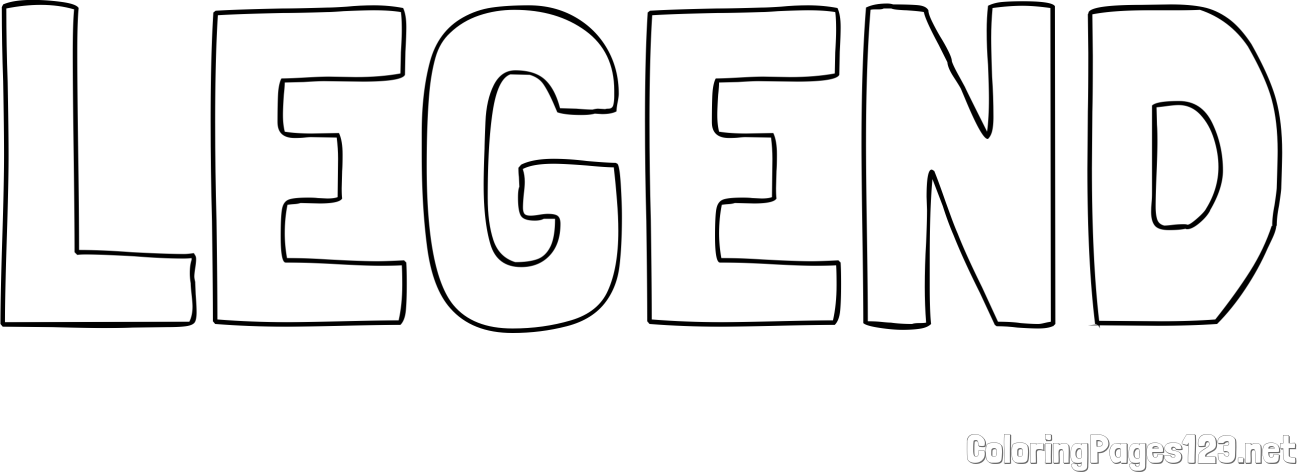 LEGEND Coloring Page
