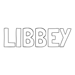 Online Created Coloring Page - LIBBEY Coloring Page