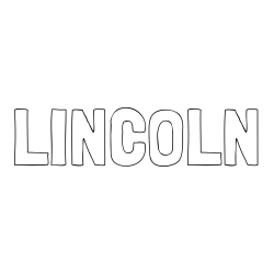 LINCOLN Coloring Page