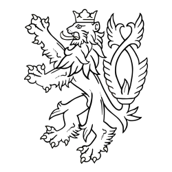 Lion Crest Coloring Page