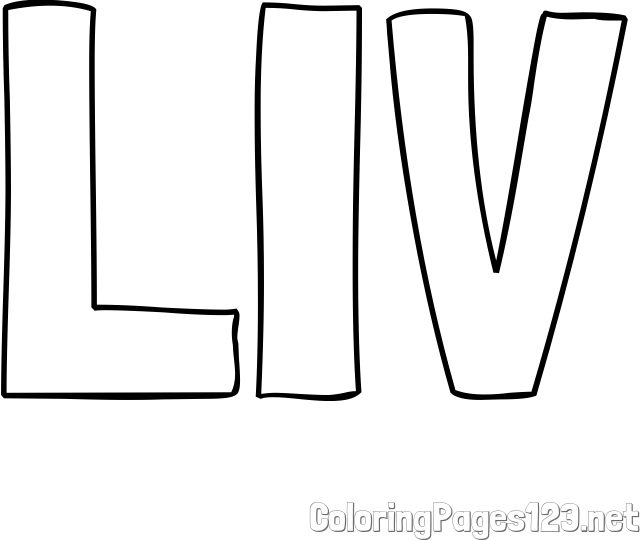 LIV Coloring Page