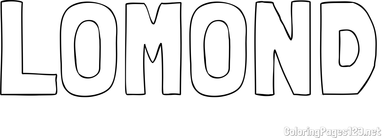 LOMOND Coloring Page