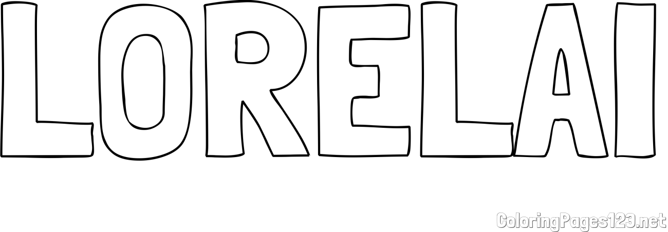 LORELAI Coloring Page