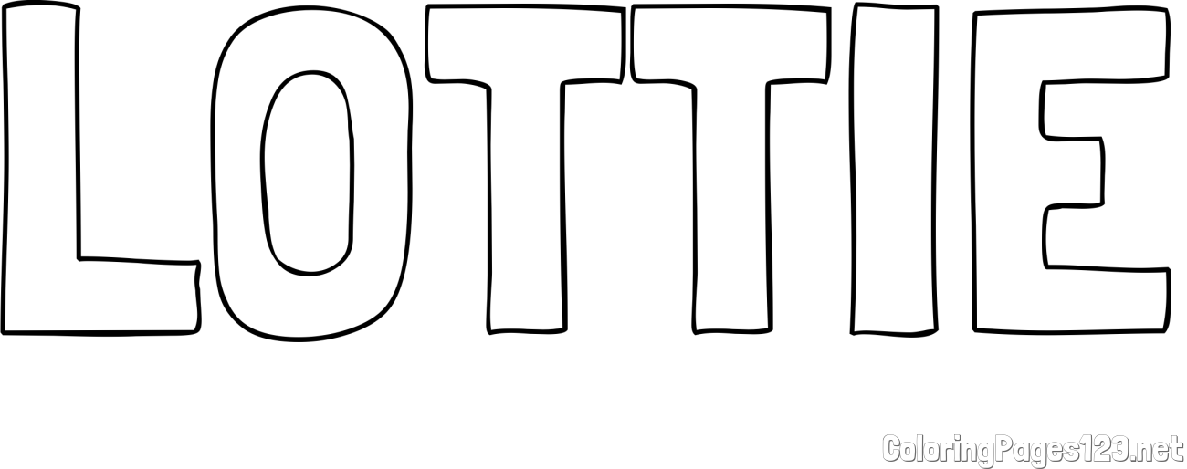 LOTTIE Coloring Page
