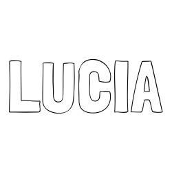 Online Created Coloring Page - LUCIA Coloring Page