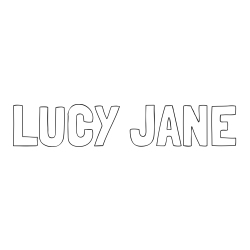 Online Created Coloring Page - LUCY JANE Coloring Page