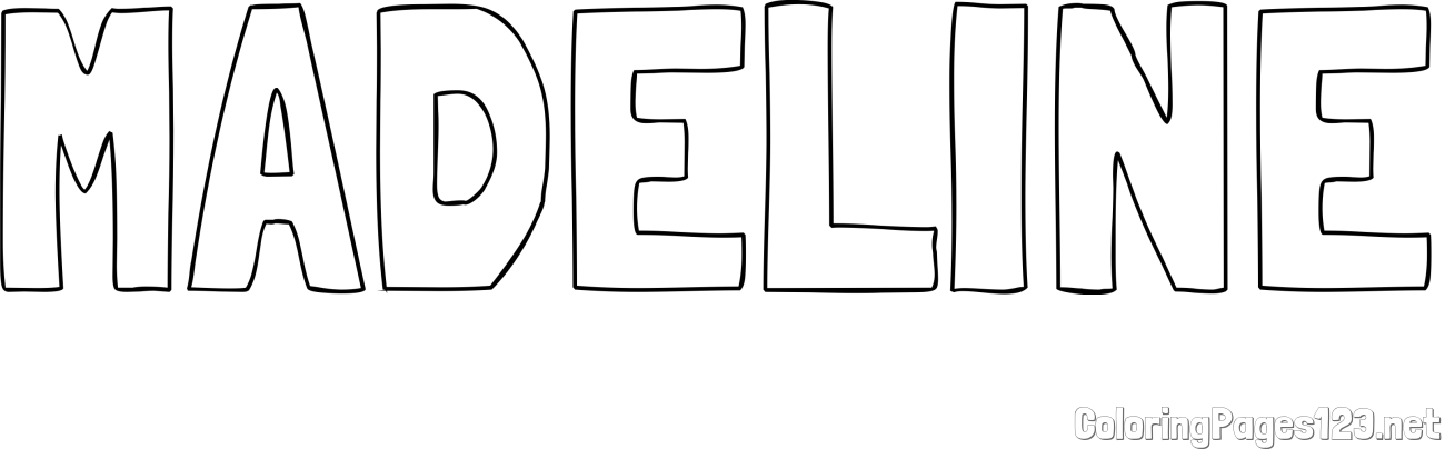 MADELINE Coloring Page