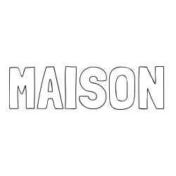Online Created Coloring Page - MAISON Coloring Page
