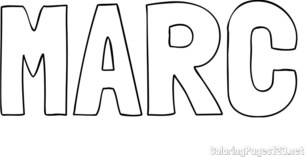 MARC Coloring Page