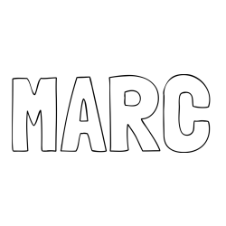 Online Created Coloring Page - MARC Coloring Page