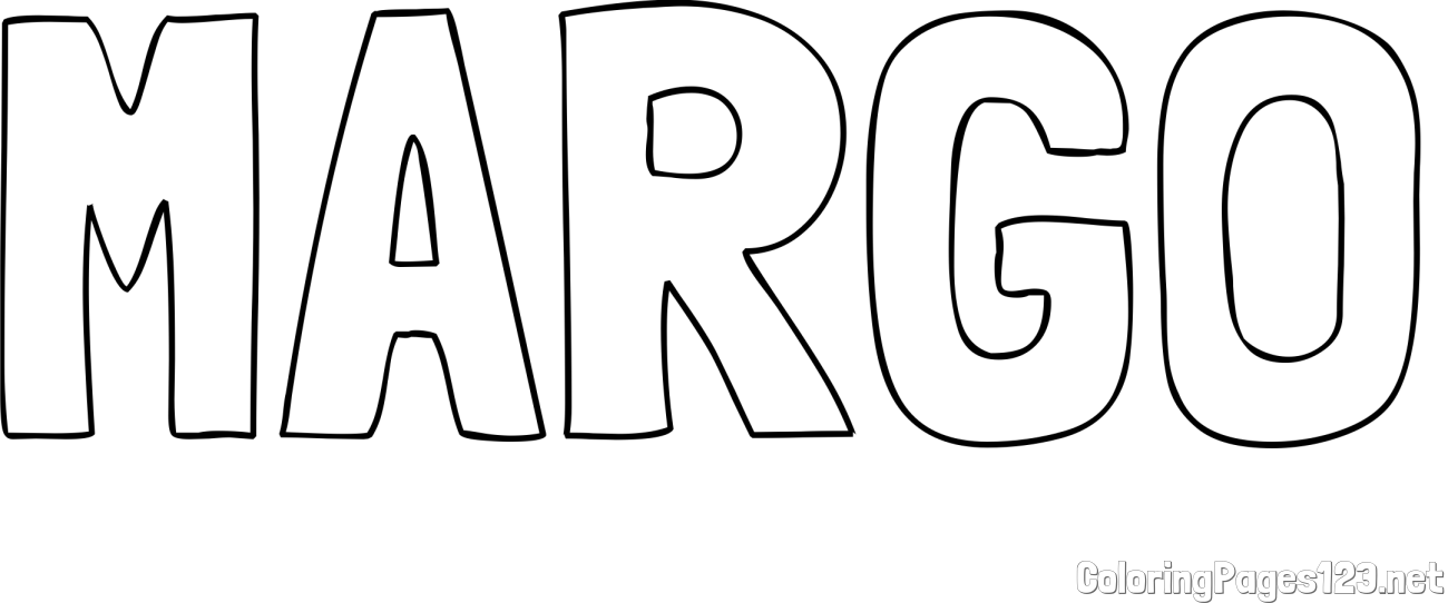 MARGO Coloring Page