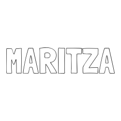 Online Created Coloring Page - MARITZA Coloring Page