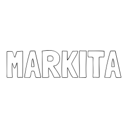 Online Created Coloring Page - MARKITA Coloring Page