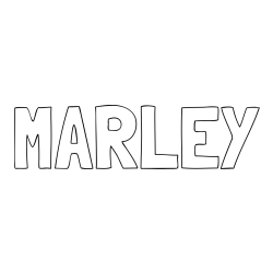 Online Created Coloring Page - MARLEY Coloring Page